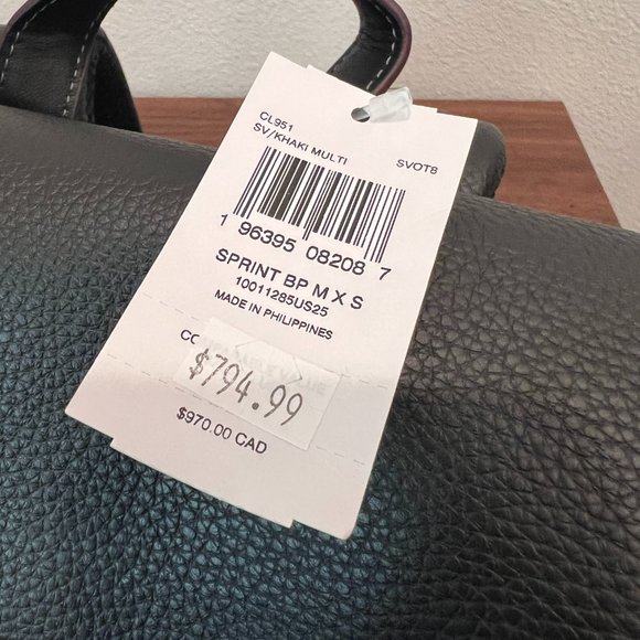 Coach X Mint + Serf Sprint Backpack In Signature Canvas  cl951 - Picture 8 of 9